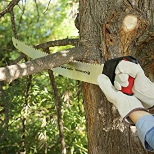 Corona Tools 18-Inch RazorTOOTH Pruning Saw | Heavy-Duty Hand Saw with Curved Blade | D-Handle Design for Gloved or 2-Handed Operation | Cuts Branches Up to 10" in Diameter | RS 7510D