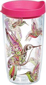 tervis hummingbirds insulated tumbler 16oz clear inner