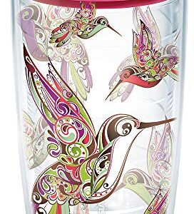 Tervis HUMMINGBIRDS Insulated Tumbler 16oz Clear Inner