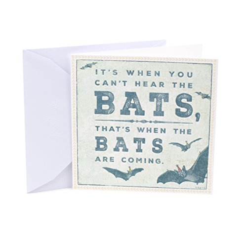 Hallmark Studio Ink Birthday Card (Bats Are Coming) (0299RZJ5025)