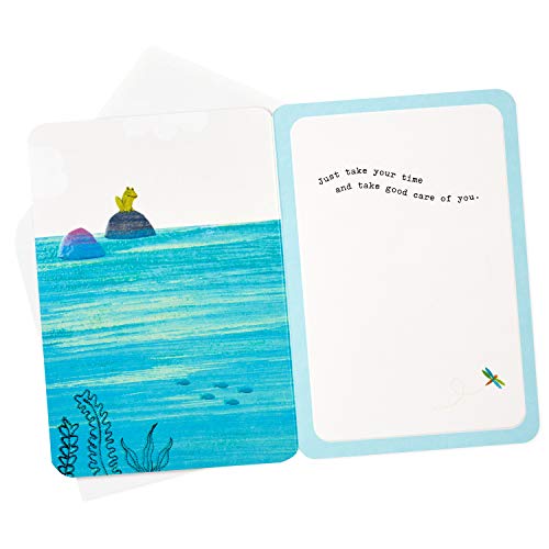 Hallmark Get Well Card (Turtle Floating)