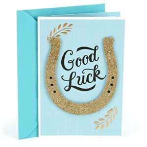 hallmark good luck card (horseshoe)