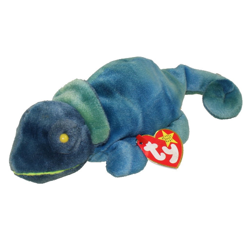 Ty Beanie Baby Rainbow the Chameleon 1997 RETIRED MWMT ;supply_from:jengoodson03