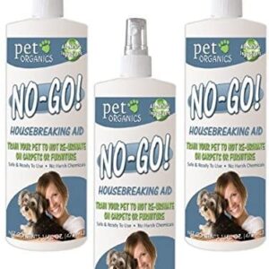 (3 Pack) Pet Organics (Nala) No-Go Housebreaking Aid Dog Spray, 16-Ounce Each