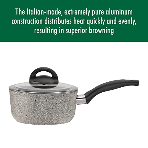 BALLARINI Parma by HENCKELS 1.5-qt Nonstick Saucepan with Lid, Made in Italy, Durable and Easy to clean