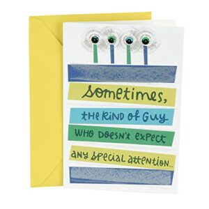 hallmark birthday card for him (extra attention), color band cake (0499rzb1194)