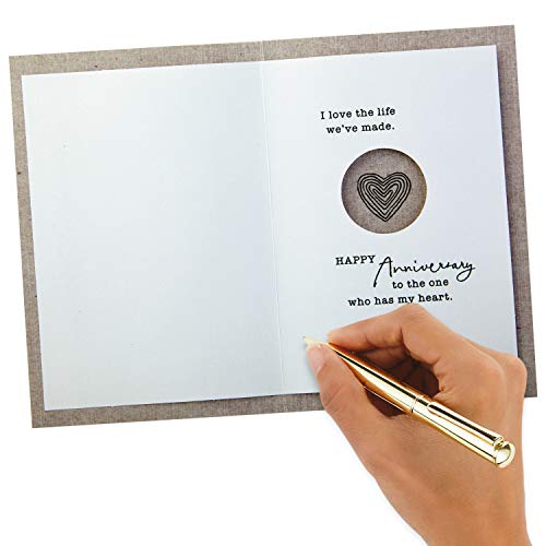 Hallmark Anniversary Card (Two Hearts)