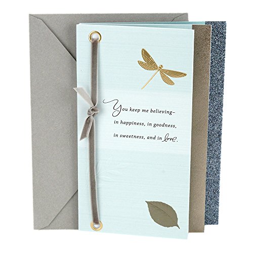 Hallmark Anniversary Card (Dragonfly and Leaf)