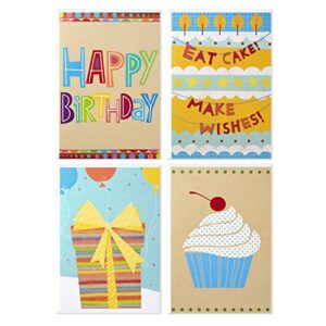 hallmark assorted birthday cards (birthday icons, 12 cards and envelopes)