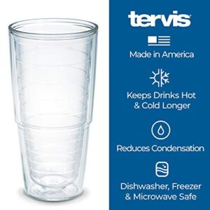 Tervis Made in USA Double Walled NHL Toronto Maple Leafs Insulated Tumbler Cup Keeps Drinks Cold & Hot, 24oz, Colossal