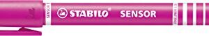 STABILO Sensor Fineliner - Assorted Colours, Wallet of 4