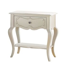acme furniture edalene nightstand, pearl white