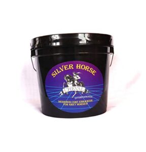 silver horse supplement horse coat enhancing supplement for gray horses 4 lbs