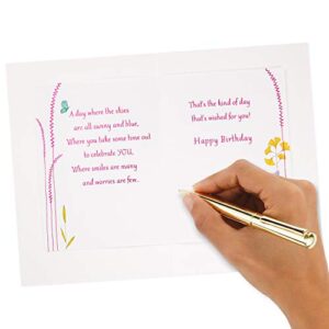 Hallmark Birthday Card (Perfect Day for You)