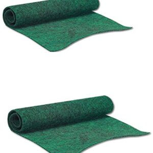 (2 Pack) Zilla Reptile Terrarium Bedding Substrate Liner, Green, 40 Breeder/50Gallon