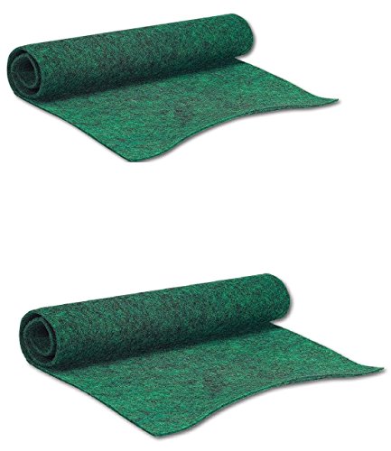 (2 Pack) Zilla Reptile Terrarium Bedding Substrate Liner, Green, 40 Breeder/50Gallon