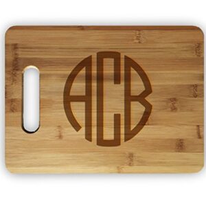 Custom Personalized Laser Engraved Bamboo Cutting Board - Wedding, Housewarming, Anniversary, Birthday, Holiday, Gift For Him, For Her, For Boys, For Girls, For Husband, For Wife, For Them, For Couple