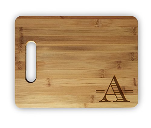 Custom Personalized Laser Engraved Bamboo Cutting Board - Wedding, Housewarming, Anniversary, Birthday, Holiday, Gift For Him, For Her, For Boys, For Girls, For Husband, For Wife, For Them, For Couple