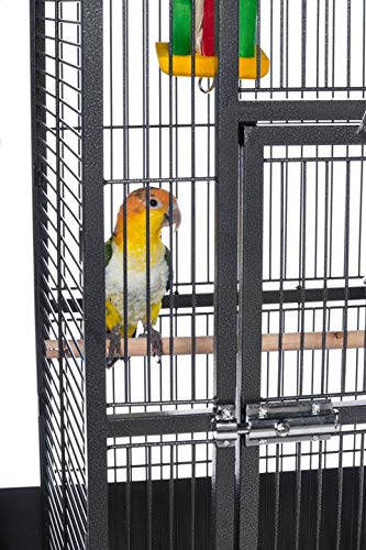 Prevue Pet Products 34511 Dometop Bird Cage, Small, Black Hammertone