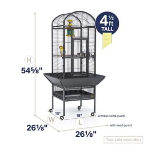 Prevue Pet Products 34511 Dometop Bird Cage, Small, Black Hammertone