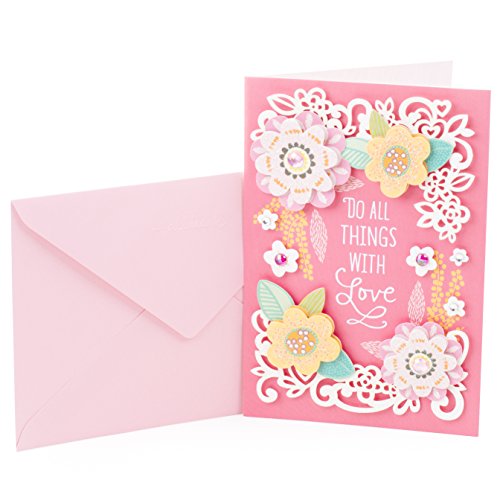 Hallmark Signature Birthday Card (Scattered Flowers)