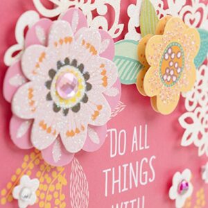 Hallmark Signature Birthday Card (Scattered Flowers)