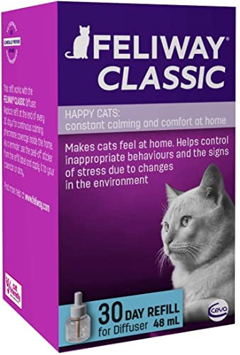 Feliway 48 ml Refill Only for Diffuser Plug-in Feline Stress Behavior Relief