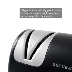 Secura Electric Knife Sharpener 2-Stage Kitchen Knives Sharpening System