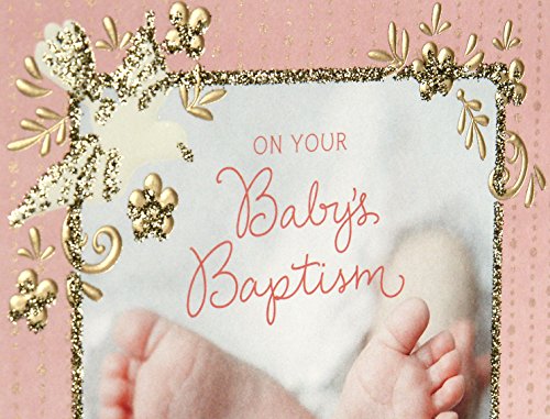 Dayspring Baptism Greeting Card for Baby Girls (Baby Feet) (0399RZA1004)