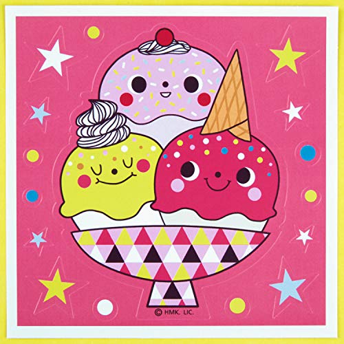 Hallmark Birthday Card for Kids (Ice Cream and Stars Stickers)