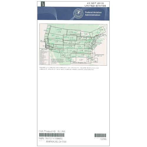 FAA Chart: Enroute Low Altitude L3/4 ELUS3 (Current Edition)