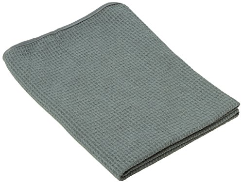 Chemical Guys MIC_781_01 Waffle Weave Gray Matter Microfiber Drying Towel (25 in. x 36 in.)