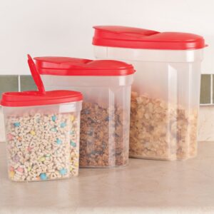 WalterDrake Pour and Store Plastic Dispensers Set of 3 Food Storage Container