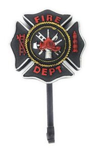 firefighter / maltese cross coat hook