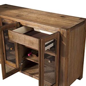 Alpine Furniture Shasta Sideboard-Console in Salvaged Natural (Brown)