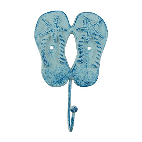 BDF, INC Treasure Gurus Wall Mount Flip Flop Kitchen/Bathroom/Beach Towel Hook