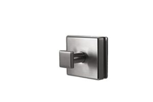 preferred bath accessories 1000-bn-gm primo collection glass mounted robe hook, brushed nickel