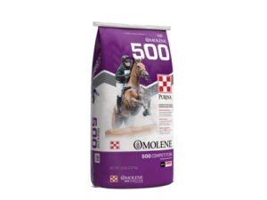 purina animal nutrition omolene 500 competition 50lb textured 50