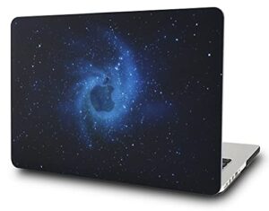 kecc laptop case for macbook air 13" plastic case hard shell cover a1466/a1369 (blue)