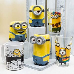 Zak Designs Despicable Collectible Keepsake Tea Hot DrinksBob Unique 3D Sculpted Ceramic Coffee Mug, 1 Count (Pack of 1), Bob the Minion