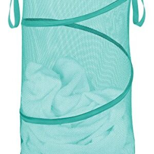 Whitmor Collapsible Laundry Hamper-Ast Pgray TURQ Blk