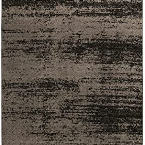 Unique Loom Del Mar Collection Area Rug - Lucille (5' 3" x 8' Rectangle, Dark Gray/ Ivory)