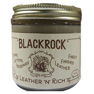 NEW Blackrock Leather 'n Rich Cleaner Conditioner 4 oz.