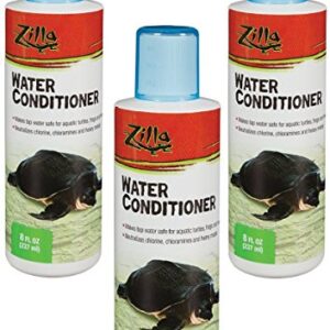 (3 Pack) Zilla Reptile Terrarium Aquatic Water Conditioner, 8-Ounce each