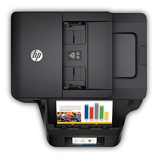 HP OfficeJet Pro 8720 All-in-One Wireless Printer, HP Instant Ink or Amazon Dash replenishment ready - Black (M9L74A)