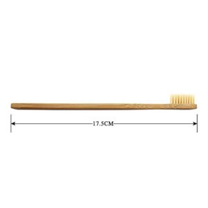 DR PERFECT Bamboo Toothbrush Soft Natural Bristles (12)