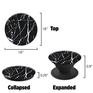 PopSockets: Collapsible Grip and Stand for Phones and Tablets - Black Marble