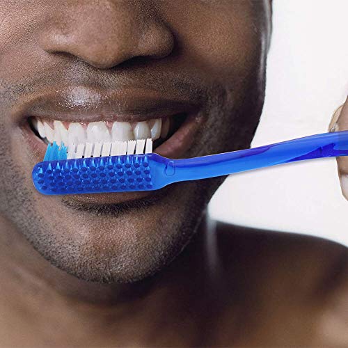 DR PERFECT Toothbrushes for Smoker’s Firm Toothbrush Super Hard Bristles for Teeth Whitening