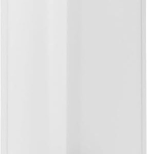 Brabantia New Icon Step Trash Can (5.3 Gal/White) Soft Closing Kitchen Garbage/Recycling Can with Removable Bucket