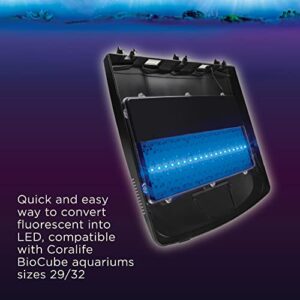 Coralife LED Biocube Hinge-Top Canopy | Replacement Canopy| Upgrade Fluorescent Aquariums into LED.